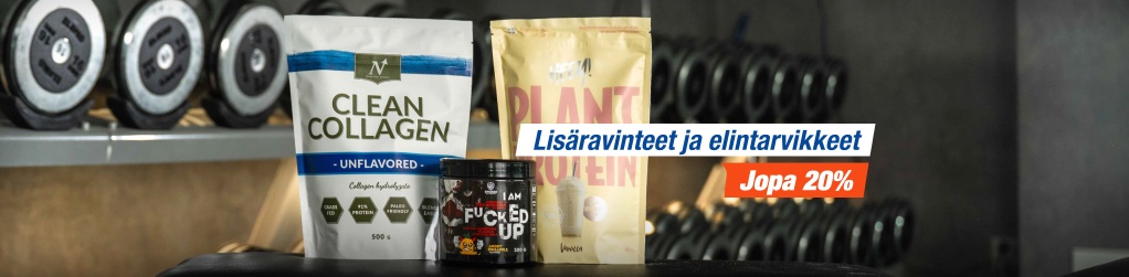 Lisravinteita ja elintarvikkeita jopa 20 %